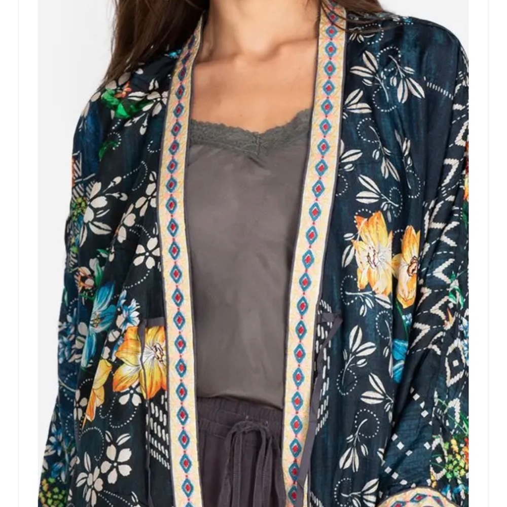 Johnny Was - ROSE BURNOUT TALULLAH JACKET